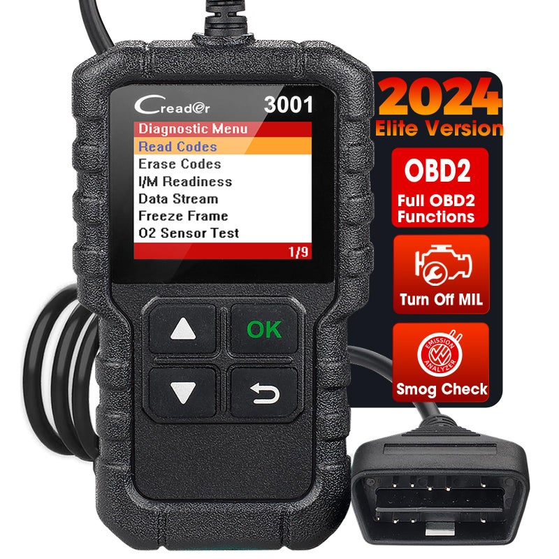LAUNCH Creader 3001 OBD2 Scanner  Engine Fault Code Reader Mode 6 CAN Diagnostic Scan Tool for All OBDII Protocol Cars Since 1996  Lifetime Free Update - Image 1